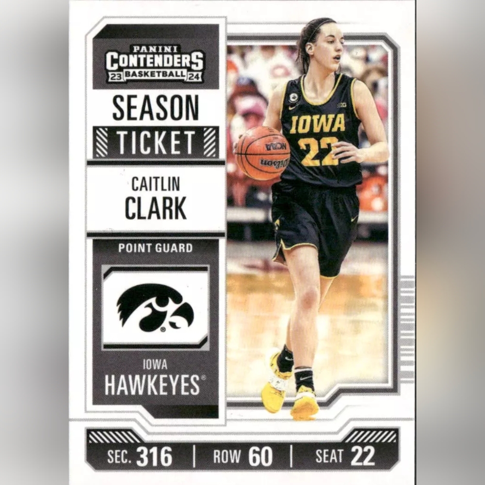 Caitlin Clark Rookie 🏀 WNBA Womens Basketball Trading Card 🔥 Indiana Fever
